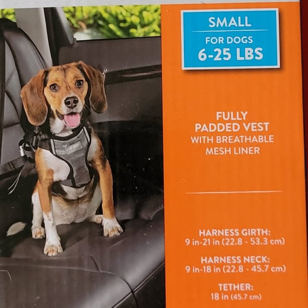 BRAND NEW, TOP PAW, DOG'S TRAVEL HARNESS, SMALL!!!